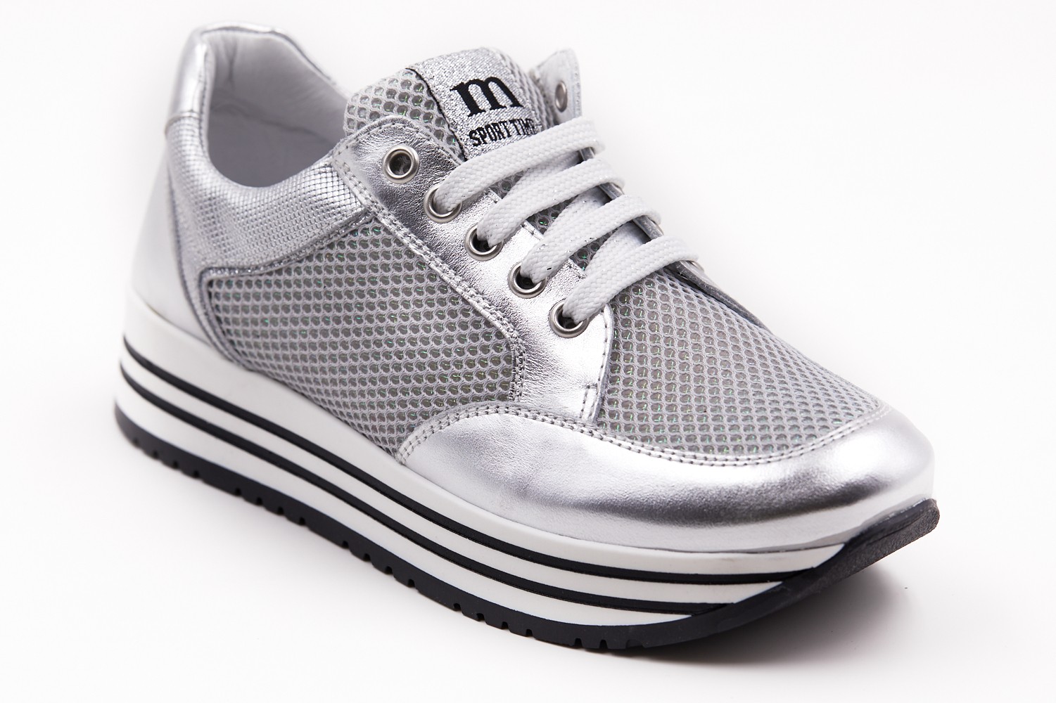 Pantofi sport/casual argintii
